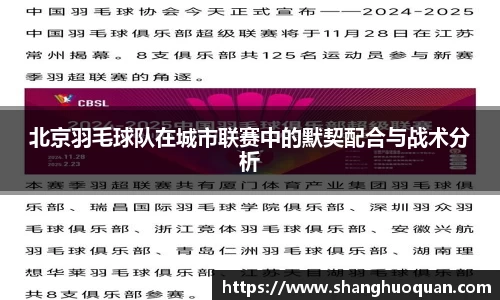 北京羽毛球队在城市联赛中的默契配合与战术分析